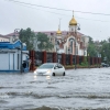 [포토] 빗물에 범람한 러시아 블라디보스토크 시내