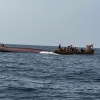 해상 사고로 버려진 중국 선박…전남 신안 해상에서 발견
