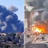 헤즈볼라 도발에 이軍 전투기 피의 폭격…레바논 국경 초토화 (영상)