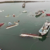 항구에 바닷물이 사라졌다?…“일본 강진 영향”
