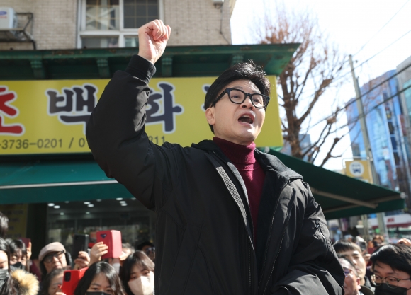 한동훈 ‘성남’서 이재명 정조준...“이 시간에 李 비리로 서초동”