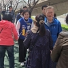 [포토] ‘벚꽃길서 시민들과 인사’ 문재인 전 대통령