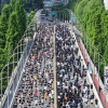 한강 위 달린 하프마라톤…1만여명 참가한 축제 한마당