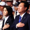 [포토] 윤 대통령 부부, 6·25전쟁 74주년 행사 참석
