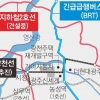 광주 광천사거리, 지하철·BRT 십자 형태 교차한다