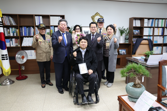 유승현 순천시의원 ‘국가보훈부 감사패’ 수상