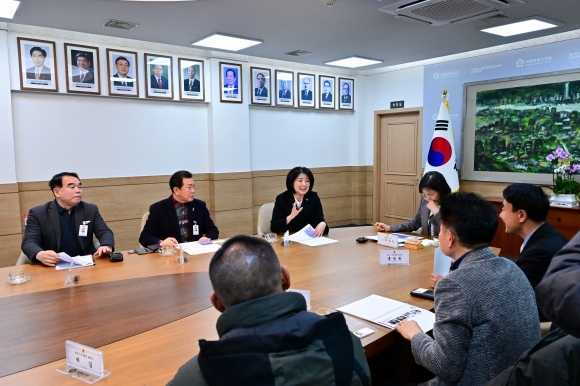 옥재은 서울시의원, 서울시의회-서울시 족구협회 간담회 개최