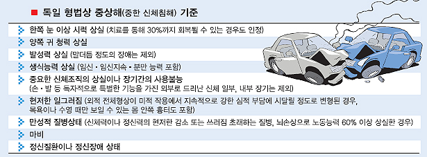 교통사고특례법 위헌이후] 판례로 본 중상해 범위 | 서울신문