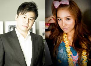 YG엔터테인먼트 양현석(41) 대표가 “여성그룹 스위티의 이은주(29)와 9년째 연인 사이”라고 9일 밝혔다. < YG 제공 ><br>연합뉴스