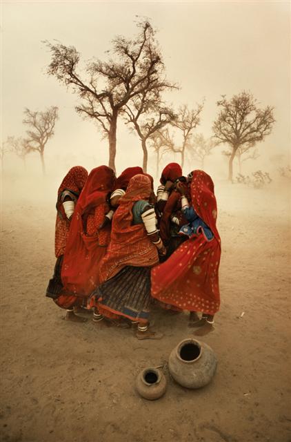 먼지폭풍, 인도 라자스탄. 1983년작