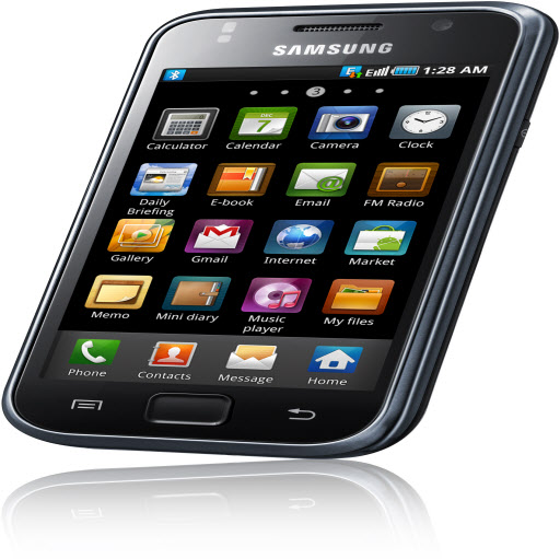 삼성전자는 ‘CTIA 2010’ 개막 첫날인 23일,  전략 스마트폰 ‘갤럭시 S(I9000)’를 공개하는 ‘삼성 모바일 언팩트(Samsung Mobile Unpacked)’를 진행했다. 사진은 삼성전자 전략 스마트폰 ‘갤럭시 S(I9000)’  연합뉴스