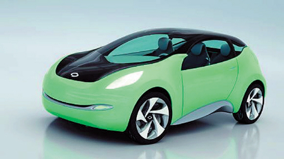르노삼성자동차가 출시할 예정인 전기차의 컨셉트카 모델.  르노삼성차 제공