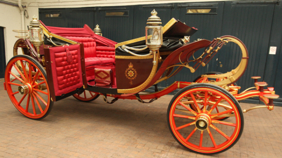 윌리엄 왕자 부부가 결혼식 행진에 사용할 마차.