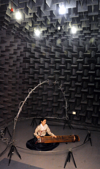 무대 공연에서 최적의 소리를 전달하기 위한 고악기의 방사 패턴 실험(한국산업기술시험원).  