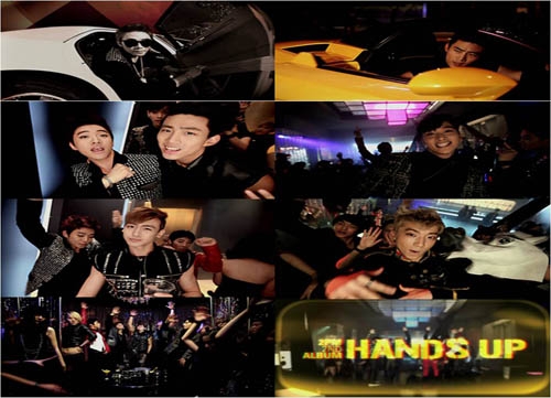 15일 공개된 ‘2PM’의 신곡 ‘핸즈 업(Hands Up)’의 클럽 티저 영상