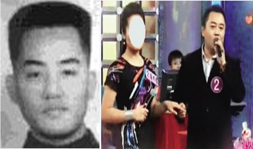 13년 전 살인을 저지른 용의자가 짝짓기 프로그램에 출연했다는 사실이 알려져 충격을 주고 있다. 사진은 용의자 우강(왼쪽), 프로그램 출연 당시 모습.