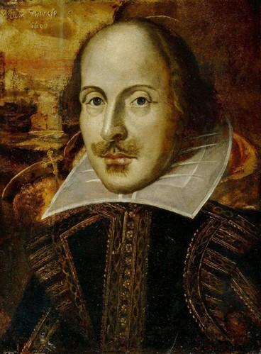 주인공이 셰익스피어가 맞느냐는 논란이 일었던 초상화. 그만큼 셰익스피어는 제대로 밝혀진 사실이 없는 미스터리한 인물이다.