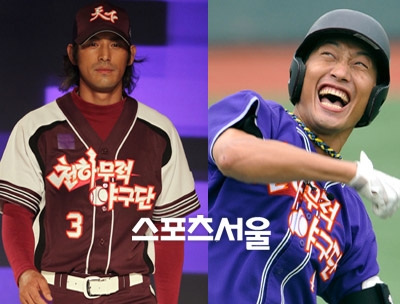 오지호(왼쪽)와 김창렬