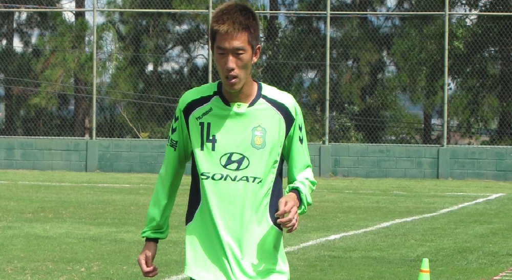프로축구 전북 현대의 브라질 전지훈련에 참가하고 있는 김정우.