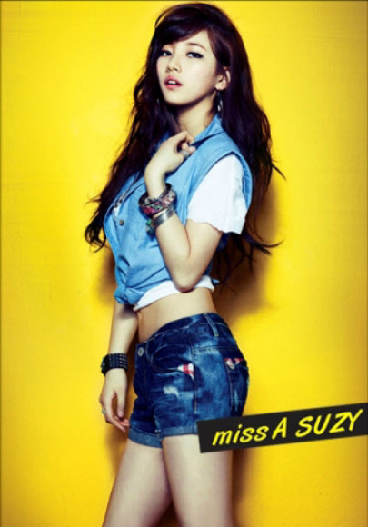 캐주얼의류 에드윈 여름화보에서 상큼한 매력을 과시한 수지. 사진-에드윈