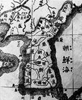 본방서북변경수륙략도(1850년 일본)  국토해양부 제공