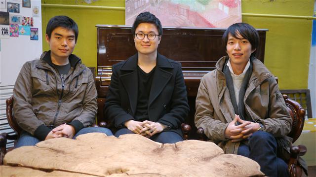 ‘OLIVE’를 기획한 최지태(왼쪽부터), 주영민, 문영석씨.