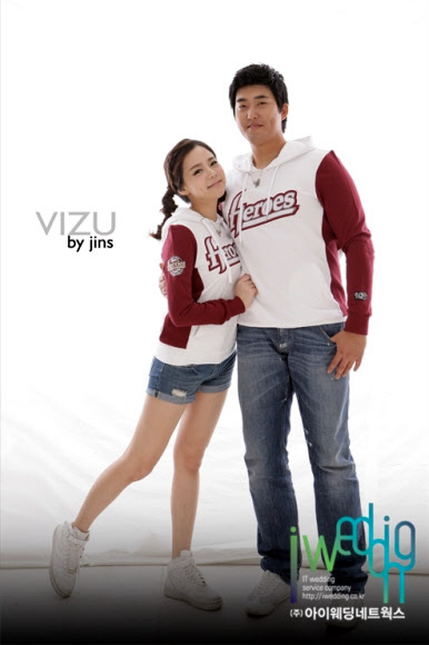 김나나 김영민 커플  사진제공=아이웨딩네트웍스