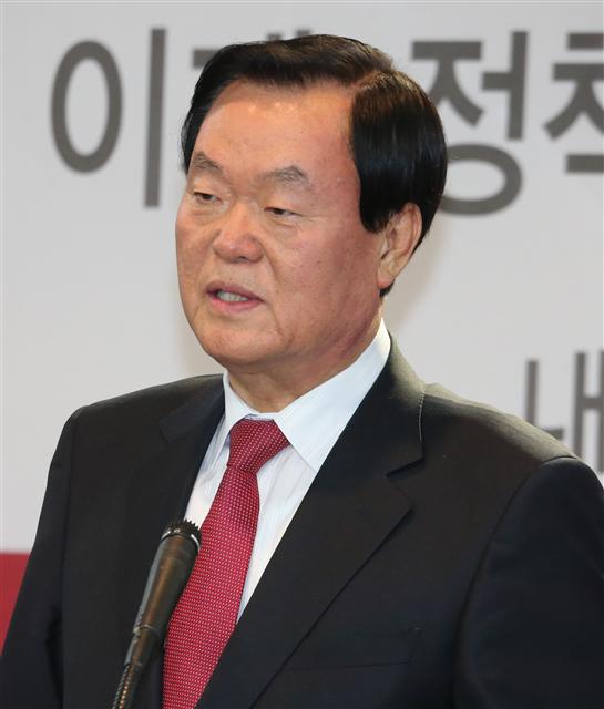김경재 한국자유총연맹중앙회장. 연합뉴스