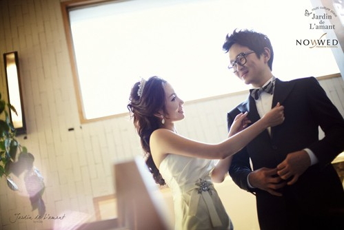 정경미(왼쪽)-윤형빈이 다정한 분위기를 연출하고 있다.