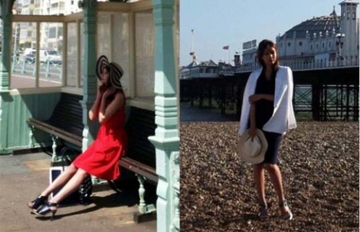 김아중의 런던 화보 촬영 현장이 공개돼 관심을 끌고 있다.<br>그라치아 페이스북