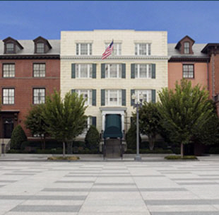 박근혜 대통령이 6일(현지시간) 미국 워싱턴을 방문해 머물게 될 영빈관 ‘블레어하우스’의 전경.  블레어하우스 홈페이지