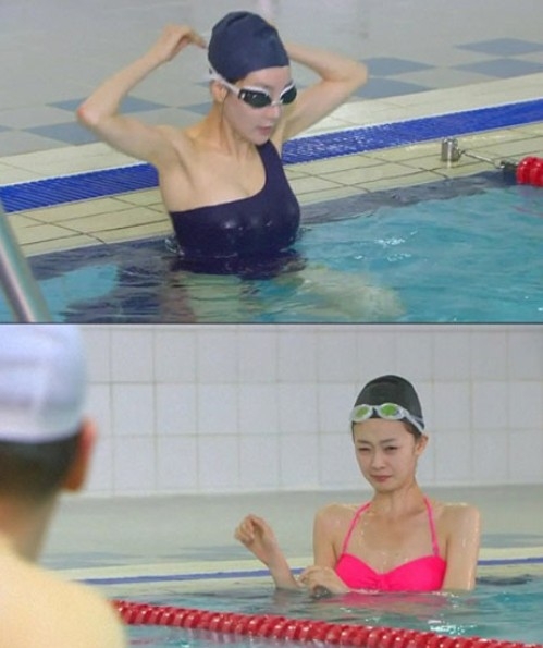 김혜은 전소민 수영장 장면이 화제다.<br>MBC ‘오로라 공주’ 방송 캡처