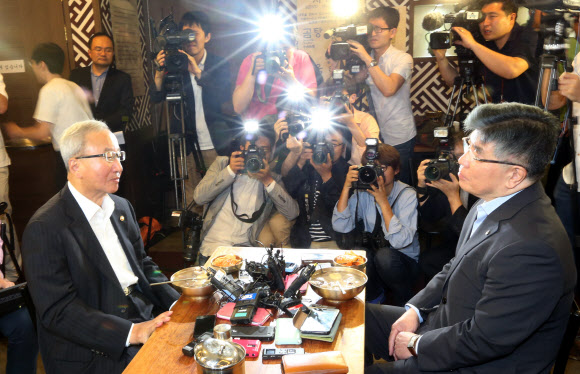 현오석-김중수 곰탕 회동