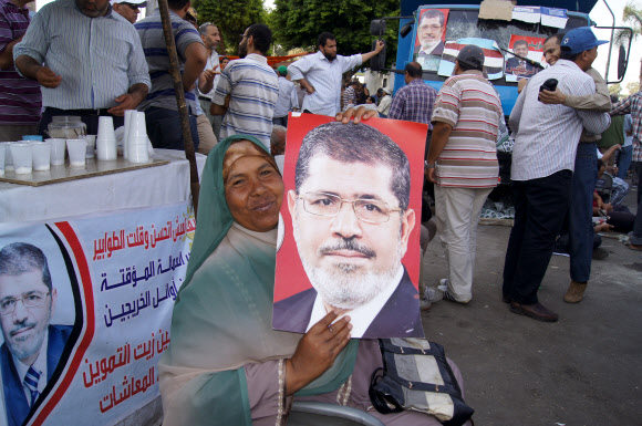 무르시 지지 집회