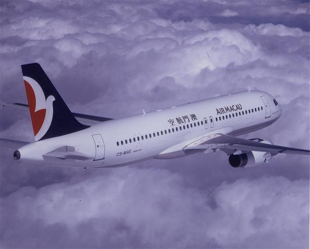 에어마카오는 에어버스 A321, 320, 319 등 총 17대의 항공기를 보유하고 있으며 아시아 항공사 중 가장 최신 기종을 갖추고 있는 회사다. 사진은 에어버스 A320의 모습. 에어마카오 제공