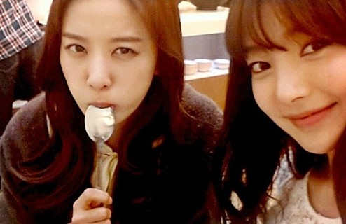 이청아와 송민정. 이청아 미투데이  