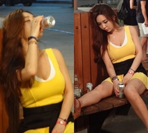 강예빈이 ‘막돼먹은 영애씨’에서 만취 연기를 선보였다. <br>tvN 제공