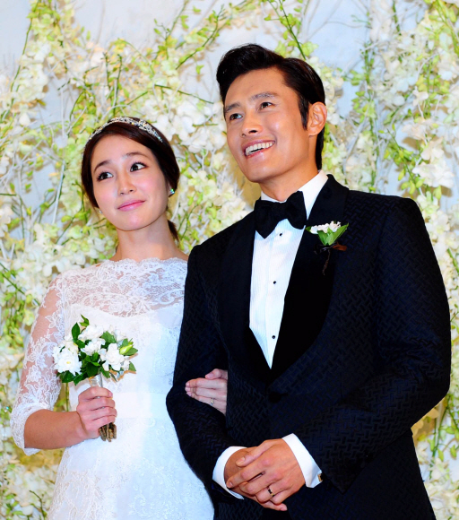 배우 이병헌, 이민정 커플이 10일 오후 서울 한남동 그랜드 하얏트 호텔에서 백년가약을 맺고 부부로 거듭난다. 문성호PD sungho@seoul.co.kr