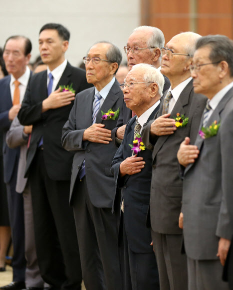 한국광복군 창군 73주년 기념식 
