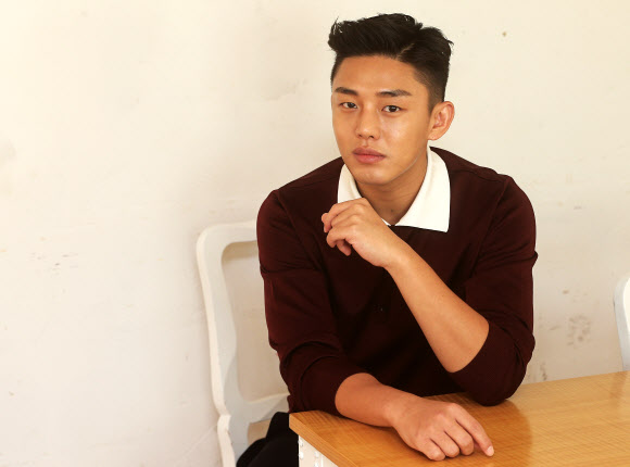 영화 ’깡철이’ 주연 배우 유아인. 연합뉴스