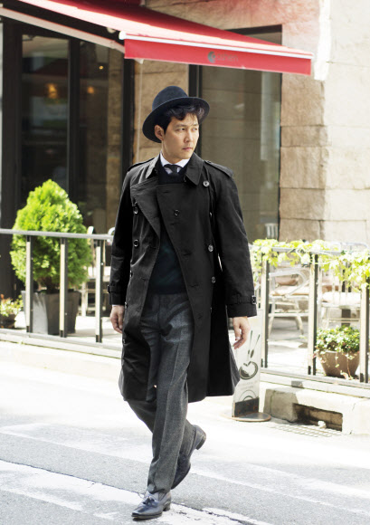 버버리 아트 오브 더 트렌치에 참여한 배우 이정재 연합뉴스