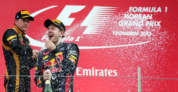 페텔 F1코리아 그랑프리 3연패