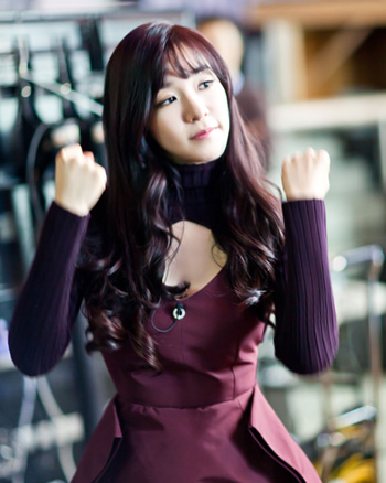 소녀시대 티파니 SBS ‘패션왕 코리아’ 녹화전 대기실 모습 SBS E!제공 