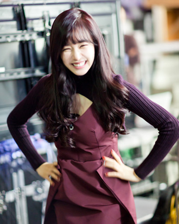 소녀시대 티파니 SBS ‘패션왕 코리아’ 녹화전 대기실 모습 SBS E!제공 