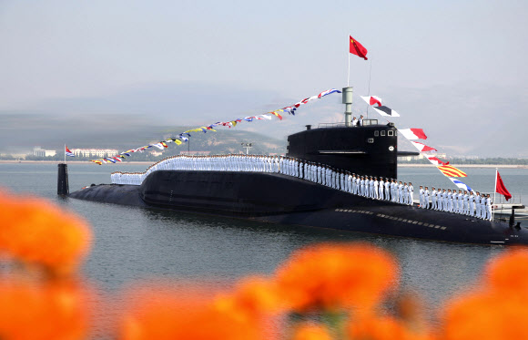 中 핵잠수함부대 전격 공개