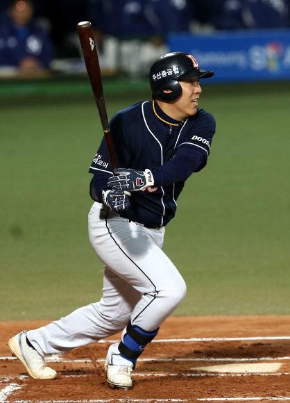 [2013 KS] 김현수 ’이게 얼마만의 안타냐’