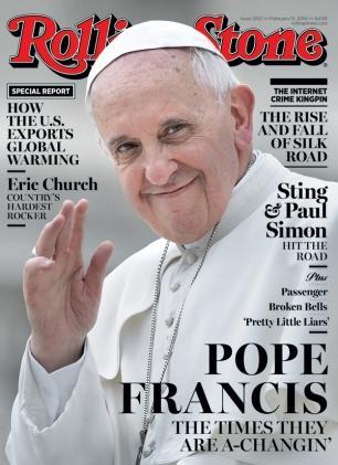 교황 프란치스코의 잡지 표지