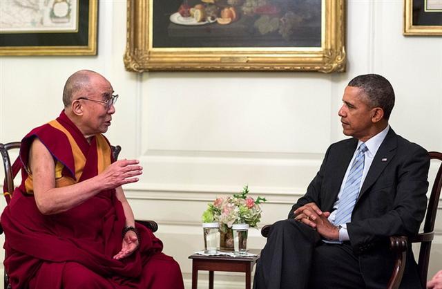 백악관, 오바마·달라이 라마 회동 공개… 中 엄중 항의 