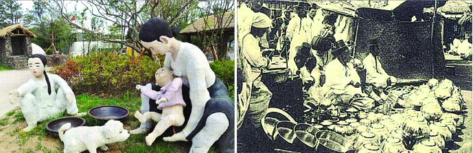 일본 고고학지 ‘돌맨’ 1932년 11월호에는 한국 농촌에선 유아가 용변을 보면 개에게 뒤처리를 시킨다는 내용이 실렸다. ‘실내화장실’ 요강은 일제 강점기에 개혁의 대상이 되기도 했다. 한국 화장실의 역사는 국가주의, 압축성장의 흐름을 품고 있다. 서울신문 포토라이브러리