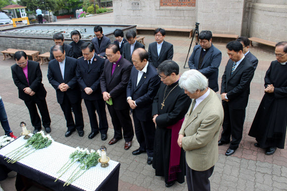 기독교교회협 세월호 참사 공동기도